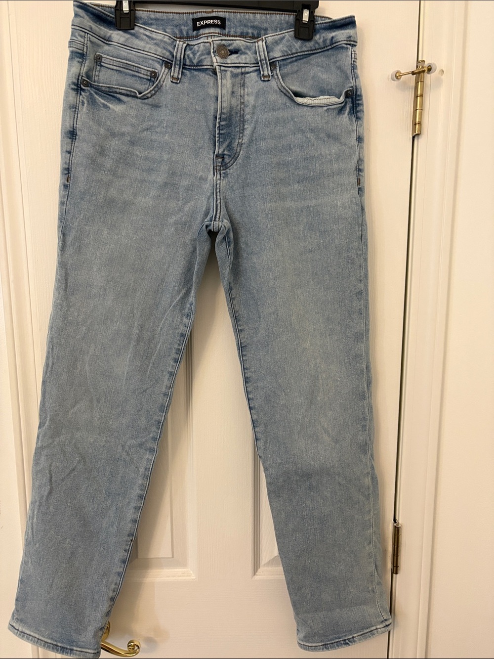 Express Light Blue Straight Leg Men’s Jeans